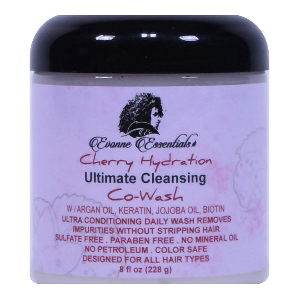 Evonne Essentials Cherry Hydration Ultimate Cleansing Co Wash for All Hair Types 8Oz (228g)